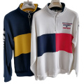 factory wholesale OEM   autum new style cotton fashion sweatshirt quater zipper Sweatshirt